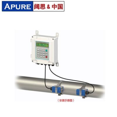 [APURE]固定式超聲波流量計 廣泛應用于各種液體長期在線測量的流量計，可選傳感器外夾式、插入式、管段式